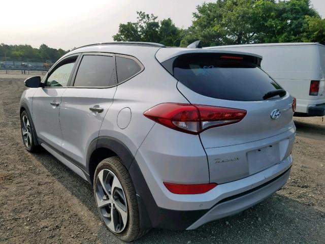 KM8J3CA23JU726860 - 2018 HYUNDAI TUCSON VAL SILVER photo 3