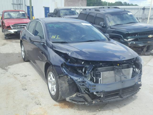 1G1ZB5ST9HF239649 - 2017 CHEVROLET MALIBU LS BLUE photo 1