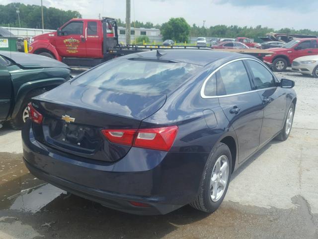 1G1ZB5ST9HF239649 - 2017 CHEVROLET MALIBU LS BLUE photo 4