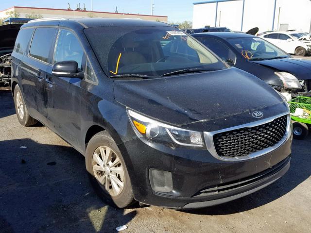 KNDMB5C1XF6069250 - 2015 KIA SEDONA LX BLACK photo 1