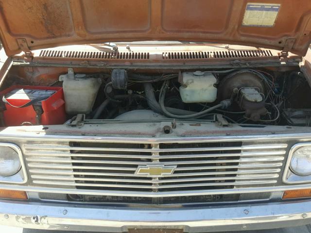 CGL256U146580 - 1976 CHEVROLET VAN G20 GOLD photo 7