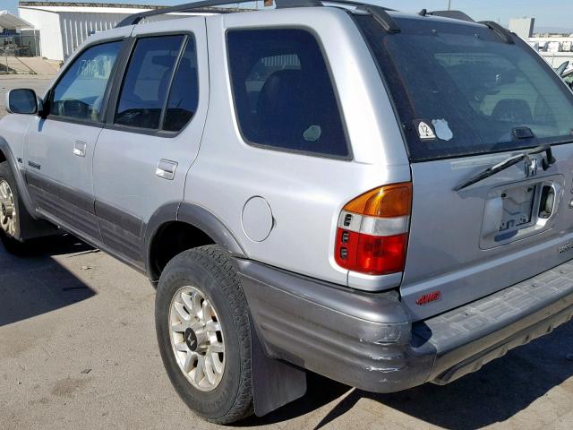 4S6DM58WXY4416138 - 2000 HONDA PASSPORT E 银色 照片 3