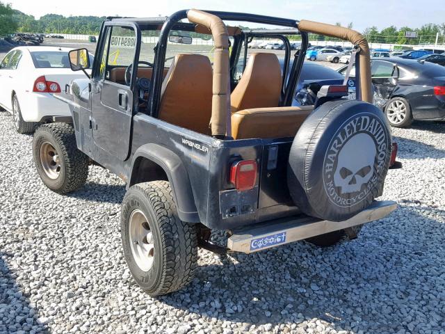 1J4FY19P5RP435913 - 1994 JEEP WRANGLER / BLACK photo 3