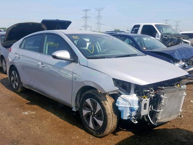 KMHC75LC8HU020802 - 2017 HYUNDAI IONIQ SEL SILVER photo 1