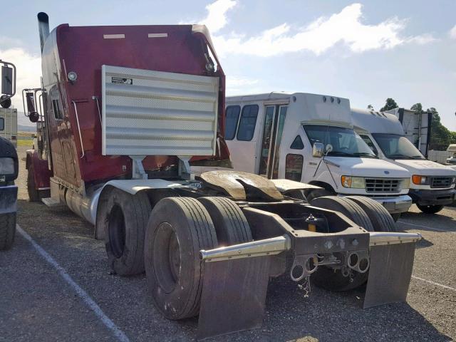 1XPXD49X9BD129116 - 2011 PETERBILT 389 MAROON photo 3