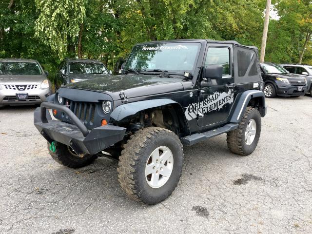 1J4FA24169L705672 - 2009 JEEP WRANGLER X BLACK photo 2