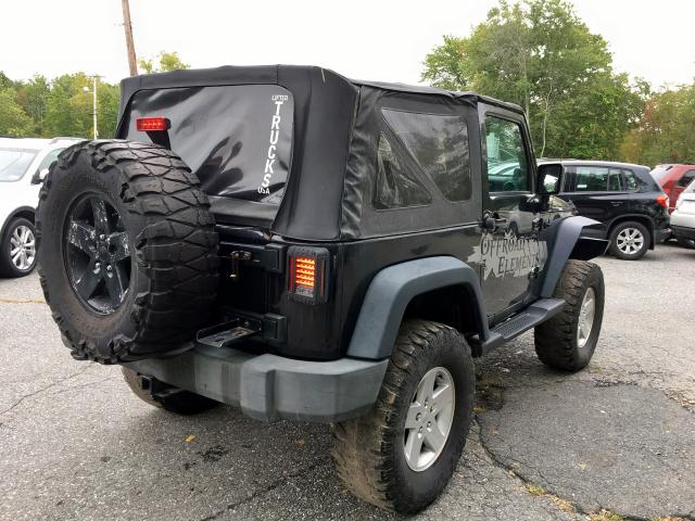 1J4FA24169L705672 - 2009 JEEP WRANGLER X BLACK photo 4