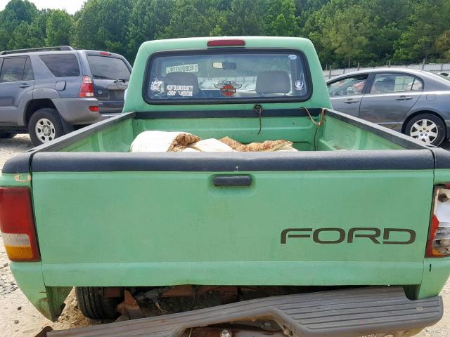 1FTCR10X0RPB10802 - 1994 FORD RANGER GREEN photo 6