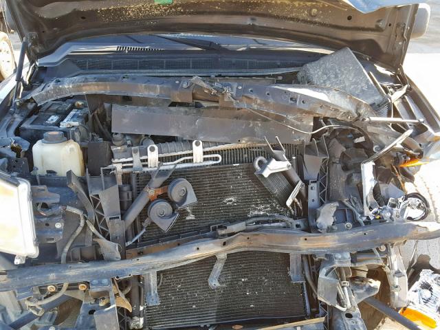 1N6BA0CHXDN312419 - 2013 NISSAN TITAN S GRAY photo 7