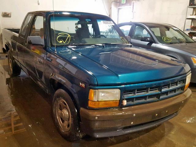 1B7GL23X2RW129846 - 1994 DODGE DAKOTA GREEN photo 1