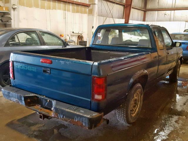 1B7GL23X2RW129846 - 1994 DODGE DAKOTA GREEN photo 4