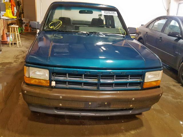 1B7GL23X2RW129846 - 1994 DODGE DAKOTA GREEN photo 9