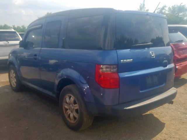 5J6YH18766L012836 - 2006 HONDA ELEMENT EX BLUE photo 3