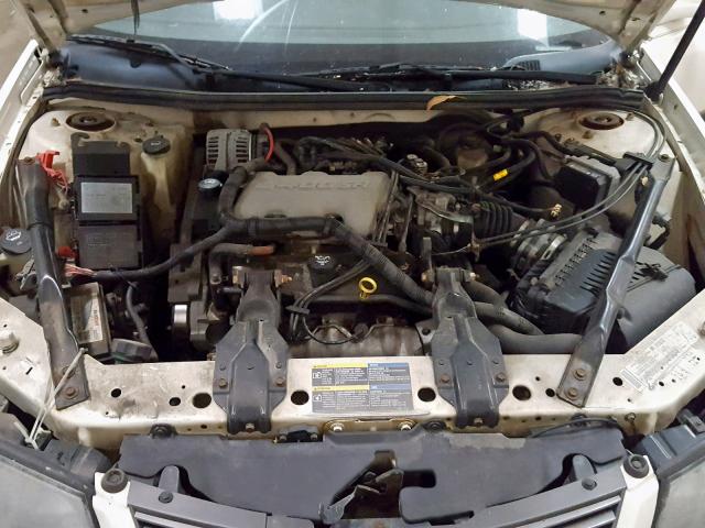 2G1WF52E459183522 - 2005 CHEVROLET IMPALA WHITE photo 7