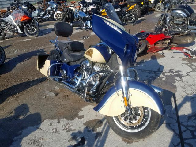 56KTCAAA3F3323381 - 2015 INDIAN MOTORCYCLE CO. CHIEFTAIN BLUE photo 1