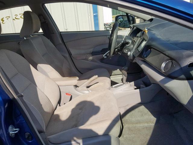 JHMZE2H54BS008340 - 2011 HONDA INSIGHT LX BLUE photo 5