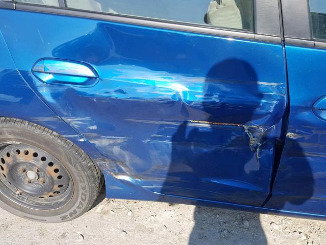 JHMZE2H54BS008340 - 2011 HONDA INSIGHT LX BLUE photo 9