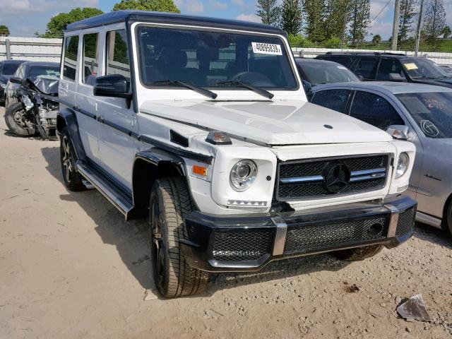 WDCYC7DH6JX290959 - 2018 MERCEDES-BENZ G 63 AMG WHITE photo 1