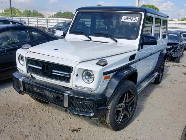 WDCYC7DH6JX290959 - 2018 MERCEDES-BENZ G 63 AMG WHITE photo 2