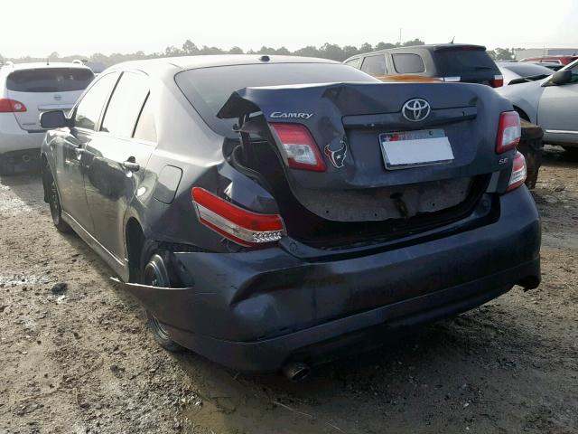 4T1BF3EK8AU099207 - 2010 TOYOTA CAMRY BASE GRAY photo 3