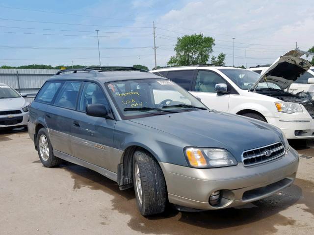 4S3BH675X17679547 - 2001 SUBARU LEGACY OUT GRAY photo 1