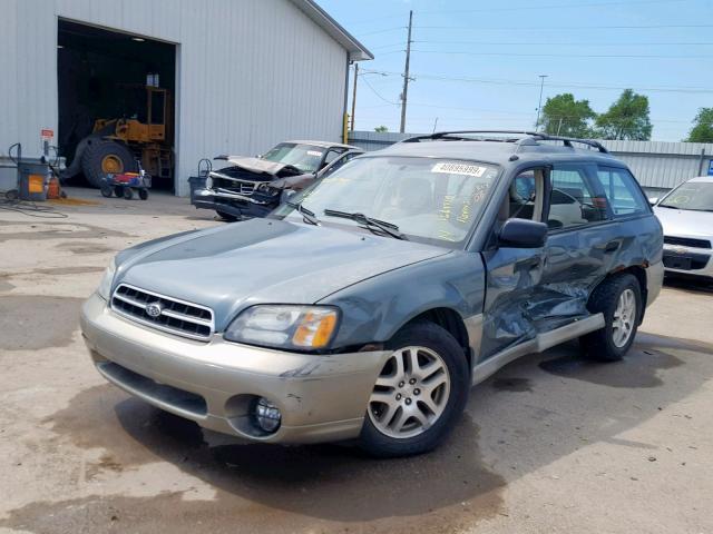 4S3BH675X17679547 - 2001 SUBARU LEGACY OUT GRAY photo 2