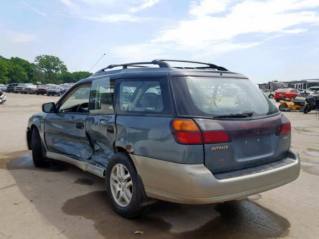 4S3BH675X17679547 - 2001 SUBARU LEGACY OUT GRAY photo 3