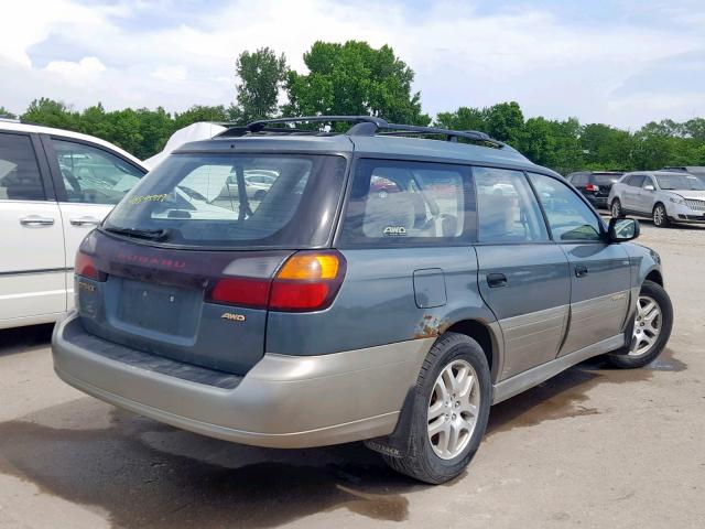 4S3BH675X17679547 - 2001 SUBARU LEGACY OUT GRAY photo 4