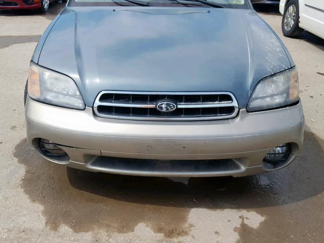 4S3BH675X17679547 - 2001 SUBARU LEGACY OUT GRAY photo 7