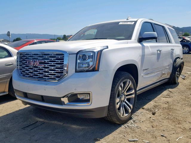 1GKS2CKJ9KR321144 - 2019 GMC YUKON DENA WHITE photo 2