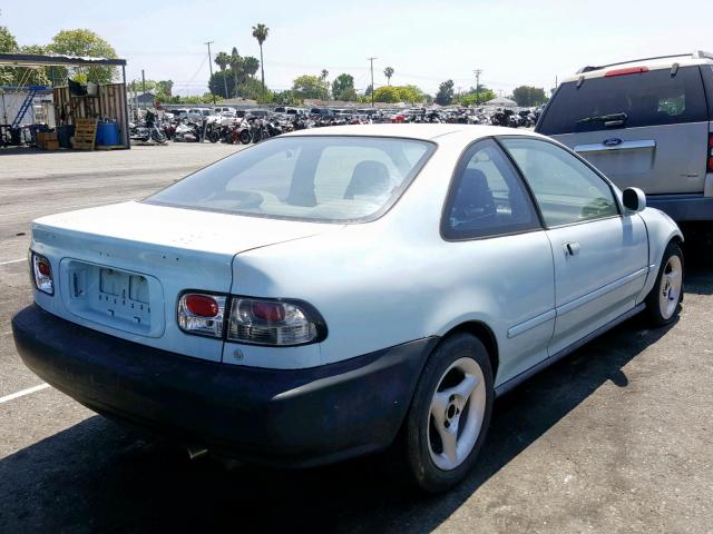 2HGEJ2223SH544943 - 1995 HONDA CIVIC DX BLUE photo 4