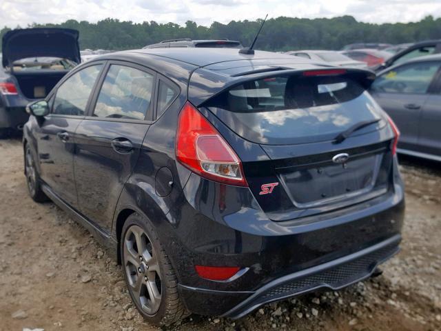 3FADP4GX3EM179376 - 2014 FORD FIESTA ST BLACK photo 3