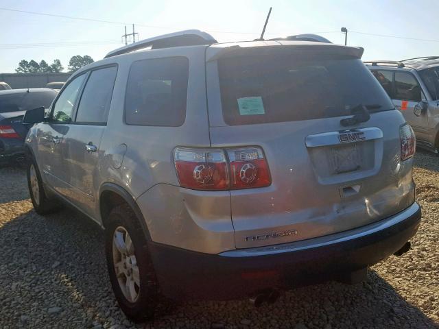 1GKER13777J112202 - 2007 GMC ACADIA SLE SILVER photo 3