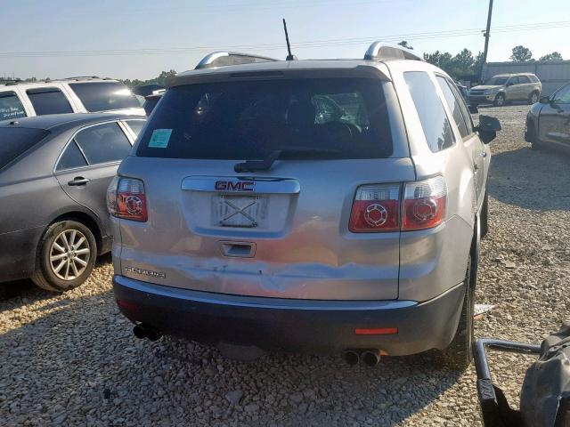 1GKER13777J112202 - 2007 GMC ACADIA SLE SILVER photo 4