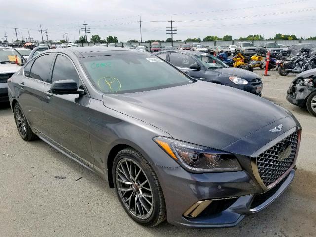 KMHGN4JB2KU292832 - 2019 GENESIS G80 BASE CHARCOAL photo 1