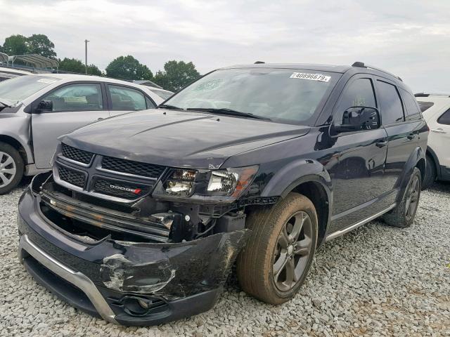 3C4PDCGB6FT505841 - 2015 DODGE JOURNEY CR BLACK photo 2