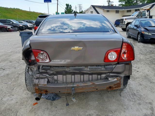 1G1ZC5EB3AF227518 - 2010 CHEVROLET MALIBU 1LT 棕色 照片 9