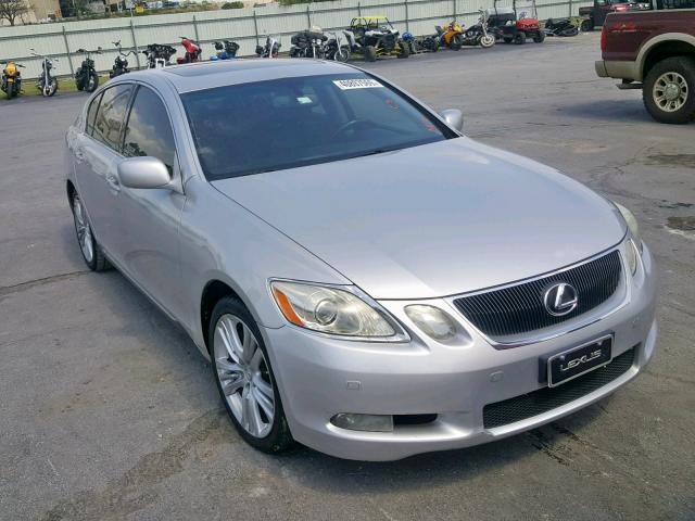 JTHBC96S375001264 - 2007 LEXUS GS 450H SILVER photo 1