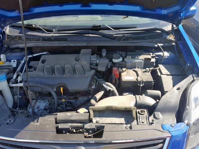 3N1AB6AP7CL679305 - 2012 NISSAN SENTRA 2.0 BLUE photo 7