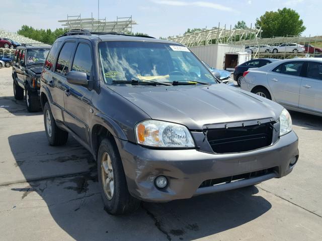 4F2CZ06115KM49573 - 2005 MAZDA TRIBUTE S GRAY photo 1