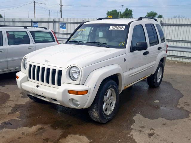 1J4GL58K54W320033 - 2004 JEEP LIBERTY LI WHITE photo 2