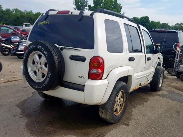 1J4GL58K54W320033 - 2004 JEEP LIBERTY LI WHITE photo 4