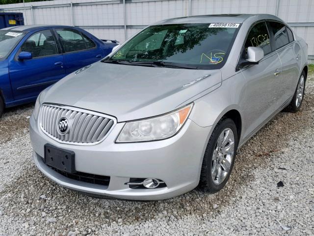 1G4GC5ED4BF387971 - 2011 BUICK LACROSSE C SILVER photo 2