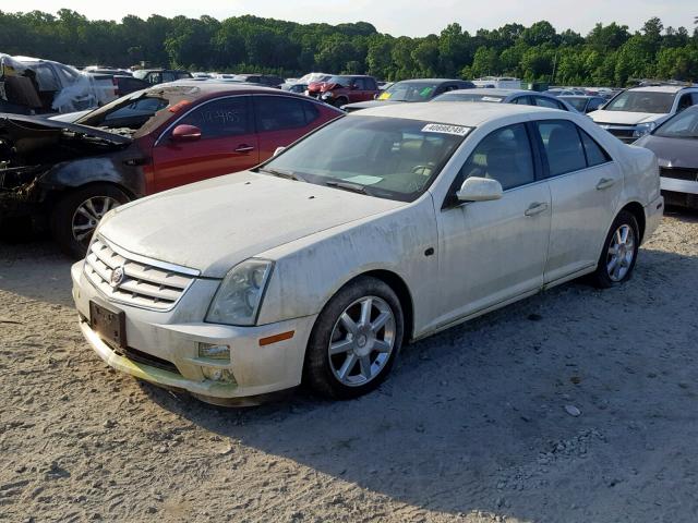 1G6DW677350184866 - 2005 CADILLAC STS WHITE photo 2