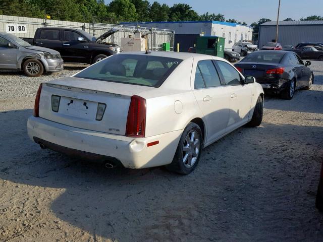 1G6DW677350184866 - 2005 CADILLAC STS WHITE photo 4
