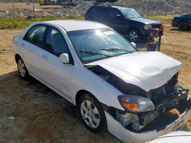 KNAFE222795644730 - 2009 KIA SPECTRA EX WHITE photo 1