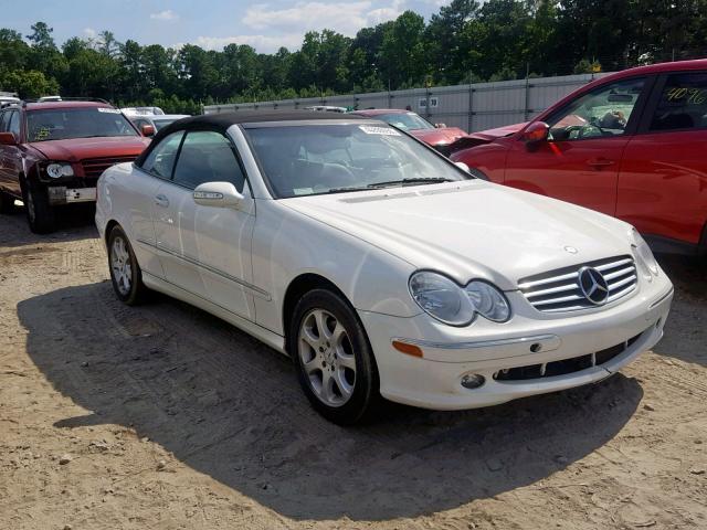 WDBTK65G54T015709 - 2004 MERCEDES-BENZ CLK 320 WHITE photo 1