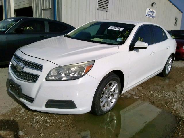 1G11D5RR1DF110591 - 2013 CHEVROLET MALIBU 1LT WHITE photo 2