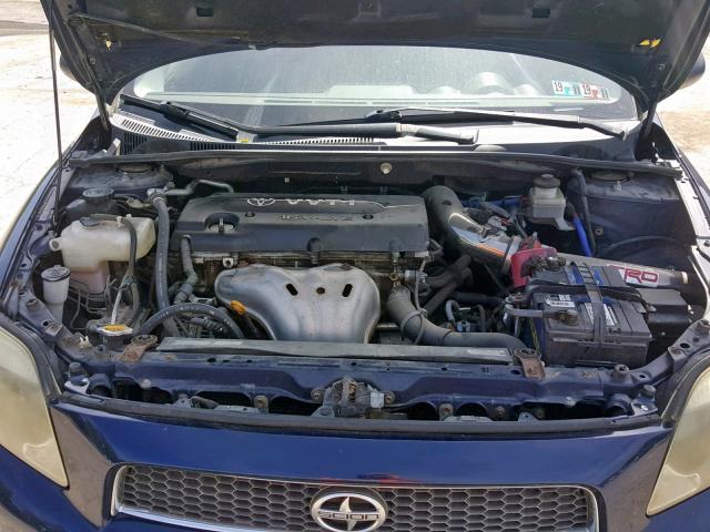JTKDE167X70144512 - 2007 TOYOTA SCION TC 蓝色 照片 7