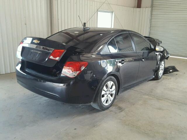 1G1PA5SH4F7151122 - 2015 CHEVROLET CRUZE LS BLACK photo 4